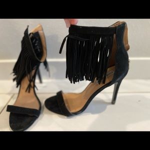 Steve Madden heels with Fringe